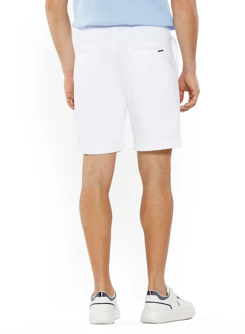 نوتيكا Plain Regular Fit Premium Cotton Shorts