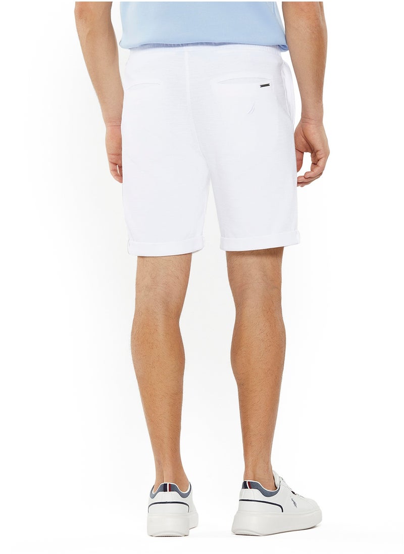NAUTICA Plain Regular Fit Premium Cotton Shorts  - Image 3