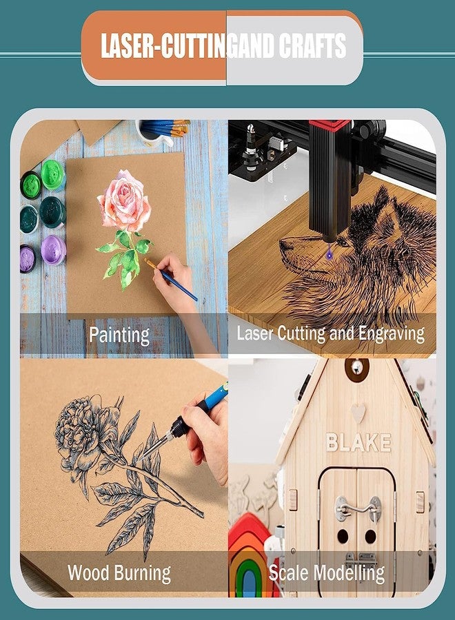 FOBSME 12 Pack MDF Wood Board 12x12x1/8 Inch - Image 5