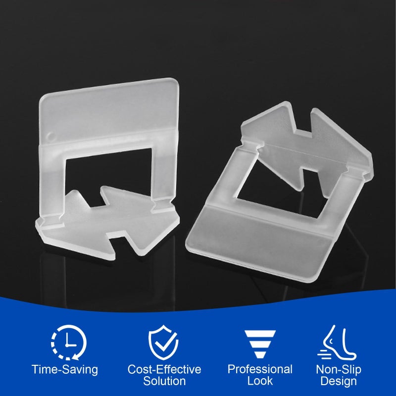DGSL Tile Leveling System, 4650-Piece 1/16" Tile Spacers Clips Tile Tools, Tile Installation Tools for Professional Ceramic Tile and Stone Installation - Image 4