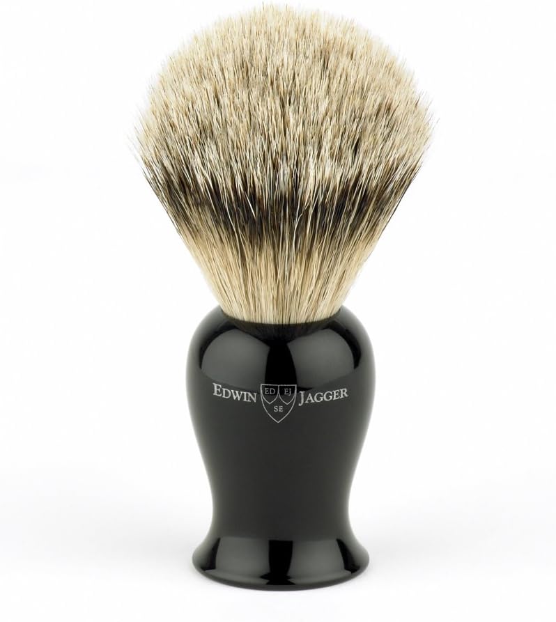 Edwin Jagger Plaza Imitation Ebony Best Badger Shaving Brush