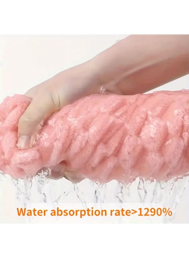 Large Bath Towel Extra Absorbent Quick Dry Soft Cotton White - Image 2