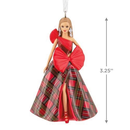 Hallmark Mattel Holiday Barbie 2024 Christmas Ornament - Image 5