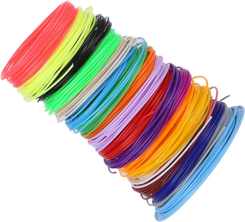 Low Temperature 3D Pen Filament, 1.75mm PCL Filament Refill with Material, 20 Colors Set for 3D Printing Craft and DIY Projects - Image 3
