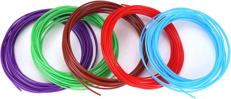 Low Temperature 3D Pen Filament, 1.75mm PCL Filament Refill with Material, 20 Colors Set for 3D Printing Craft and DIY Projects - Image 2