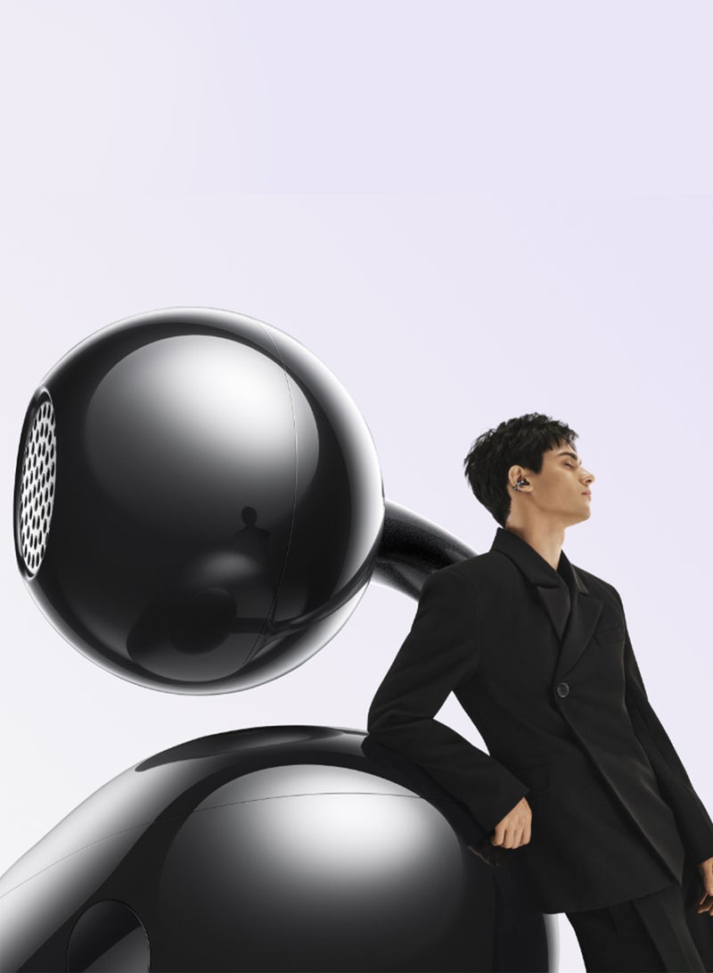 Deepbass AP15 Clip-On Wireless Earbuds – Hi-Res Audio with Stereo Sound & Secure Fit - Black
