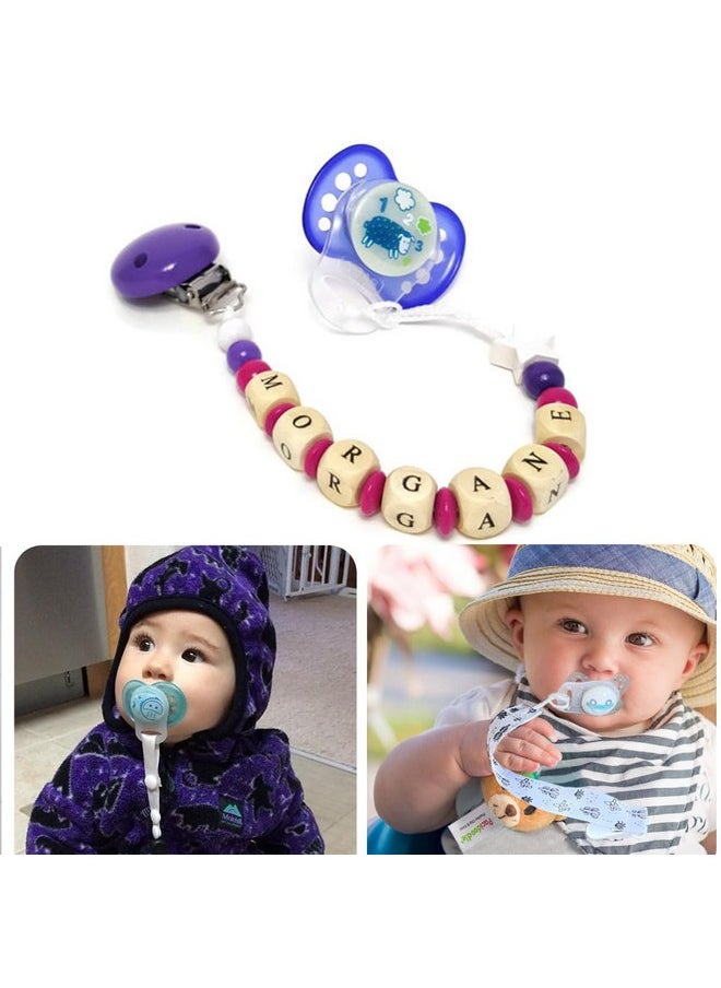 Sutoyuen - 10 Clean Food Grade Transparent Silicone Adapter Rings Holder For Button Style Maam Dummy Baby Pacifier Soother Teething Ribbon Clip - Image 1