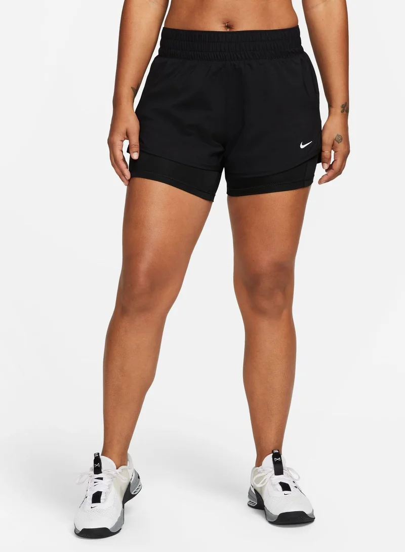 Nike Dri-Fit Swift Mid-Rise 3" 2-In-1 Running Shorts