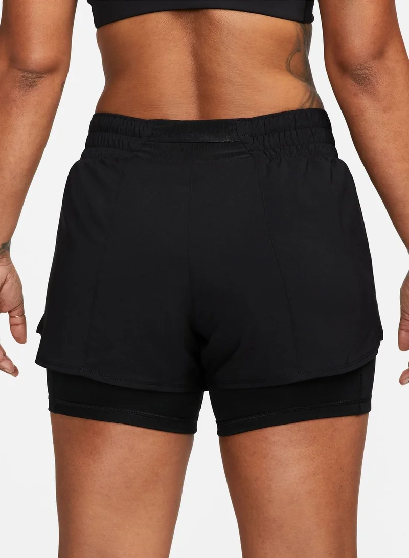 Nike Dri-Fit Swift Mid-Rise 3" 2-In-1 Running Shorts