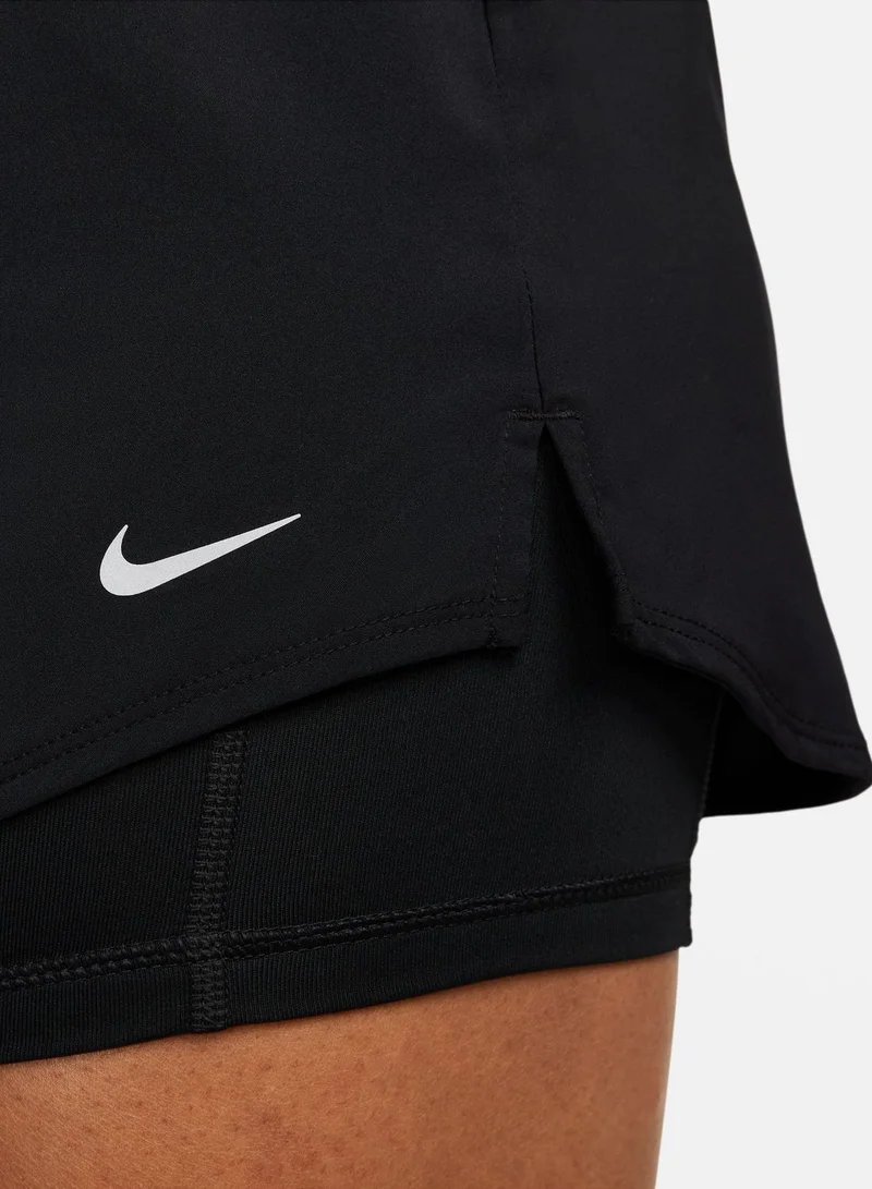 Nike Dri-Fit Swift Mid-Rise 3" 2-In-1 Running Shorts