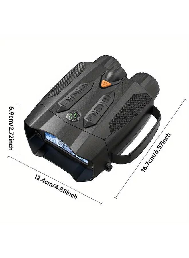 Black 4K HD Night Vision Binoculars 3 Inch Display 10x Zoom Infrared USB Rechargeable - Image 5