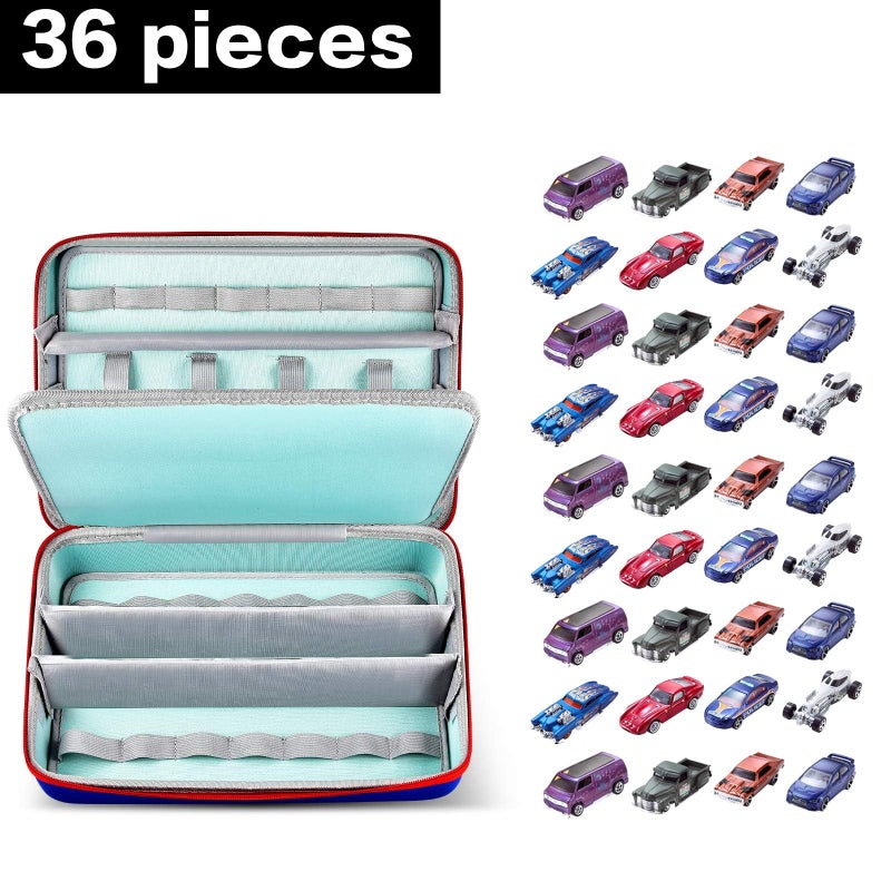 GWCASE Toy Car Organizer Case Compatible with Hot Wheels & Matchbox. Storage Holder Carrying Container Bag Fits for Hotwheels/for Diecast Mini Model Car (Box Only) - Image 2