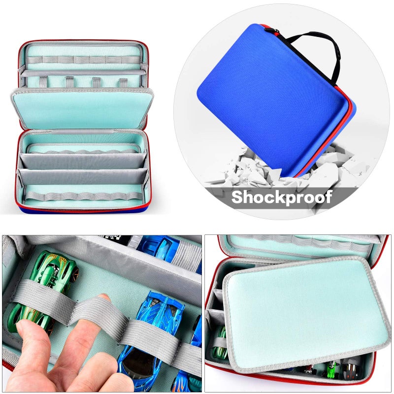 GWCASE Toy Car Organizer Case Compatible with Hot Wheels & Matchbox. Storage Holder Carrying Container Bag Fits for Hotwheels/for Diecast Mini Model Car (Box Only) - Image 4