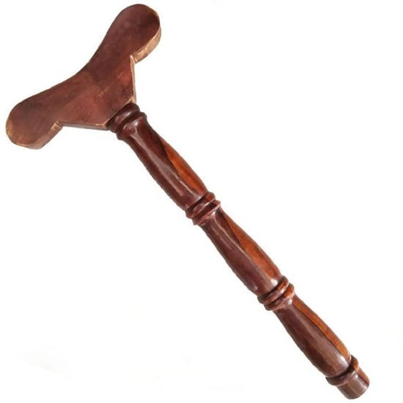 numeroastro Wooden Yoga Meditation Wooden Stick Stand for Meditation Chanting 4244 Cms Approx 1Pc