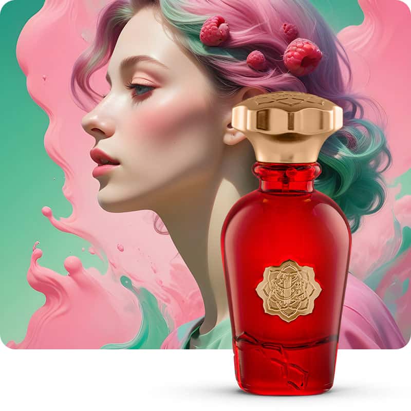 AlBait AlDimashqi Perfume FRUITY RASPBERRY - Inspired-212 Vip Party Fever Perfume For Women | Eau De Parfume - 75ml | Travel Size - Image 1