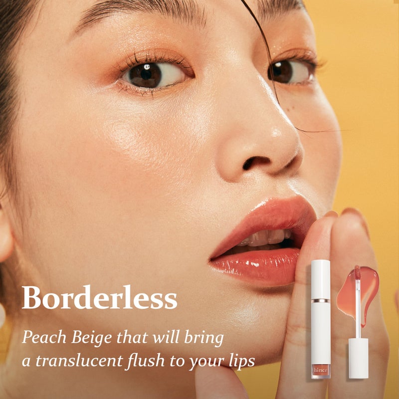 HINCE Mood Enhancer Water Liquid Glow - Non-Sticky & Waterproof Lip Stain for Women - Long Wearing Lip Gloss for Natural and Glass Glow - Moisturizing Liquid Makeup, 0.16 fl.oz. (AMBIENT) - Image 3