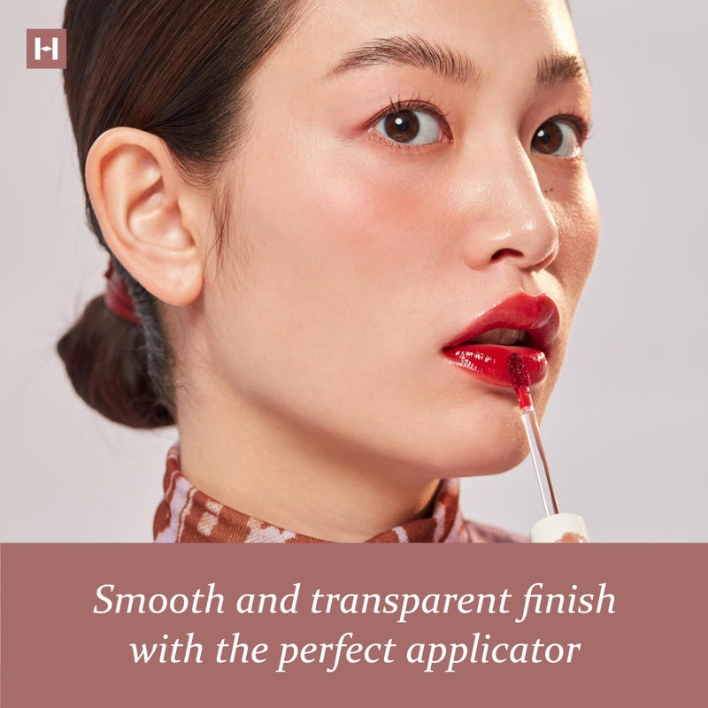 HINCE Mood Enhancer Water Liquid Glow - Non-Sticky & Waterproof Lip Stain for Women - Long Wearing Lip Gloss for Natural and Glass Glow - Moisturizing Liquid Makeup, 0.16 fl.oz. (AMBIENT) - Image 5