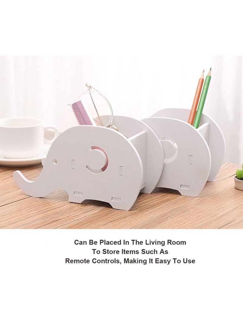 Kidle - Desktop pencil organizer Creative Stationery Box Plastic Desk Marker Pencil Holder - Image 1
