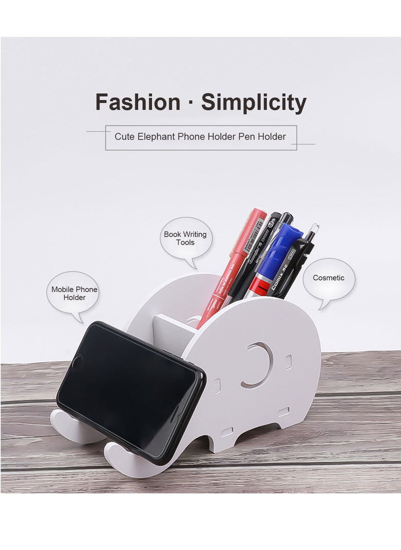 Kidle - Desktop pencil organizer Creative Stationery Box Plastic Desk Marker Pencil Holder - Image 1
