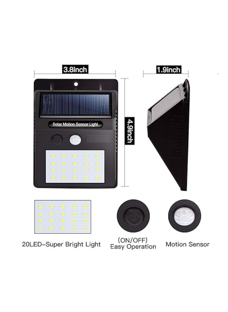 20 LED Solar Motion Sensor Light, Wireless Waterproof Night Spotlight, Solar Lights for Home Outdoor Garden Wall - Image 3