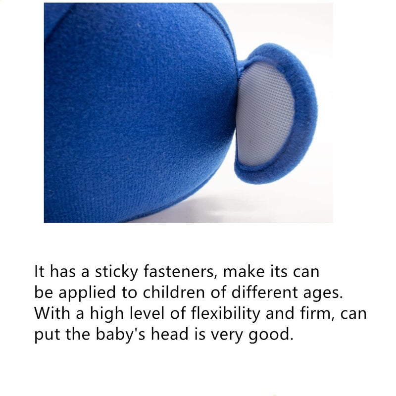 RUITASA Car Seat Head Support Band, Adjustable Child Neck Relief, Infants and Baby Head Support (Blue) - Image 4