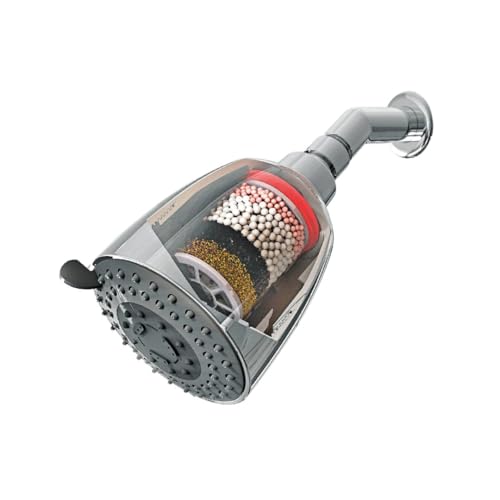 WaterScience Multi Flow Shower Filter for Bathroom | Hard Water Softener for Home | for Borewell/Tanker Water - CLEO-SFM-419 - Image 1
