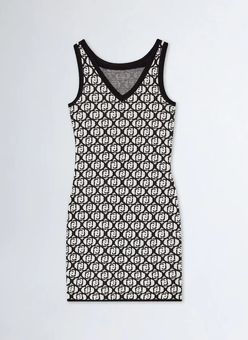 Liu Jo Patterned Knit Dress