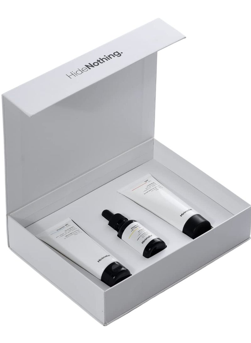 منيماليست مجموعة كومبو جلو آند بروتكت للعناية بالبشرة - Image 1