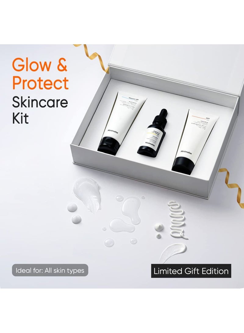 منيماليست مجموعة كومبو جلو آند بروتكت للعناية بالبشرة - Image 3