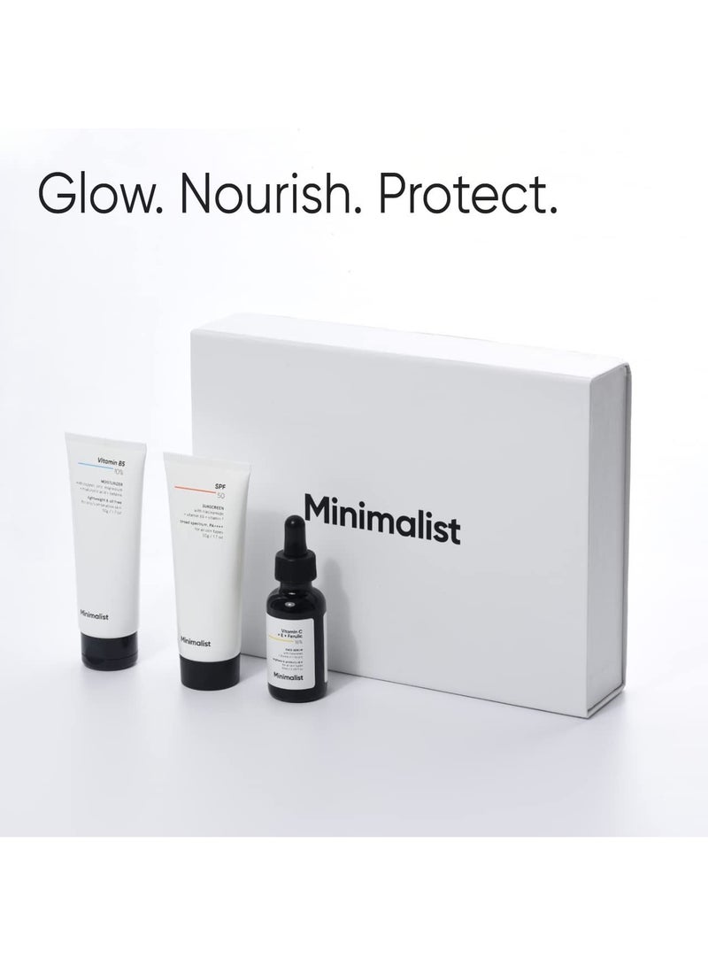 منيماليست مجموعة كومبو جلو آند بروتكت للعناية بالبشرة - Image 2