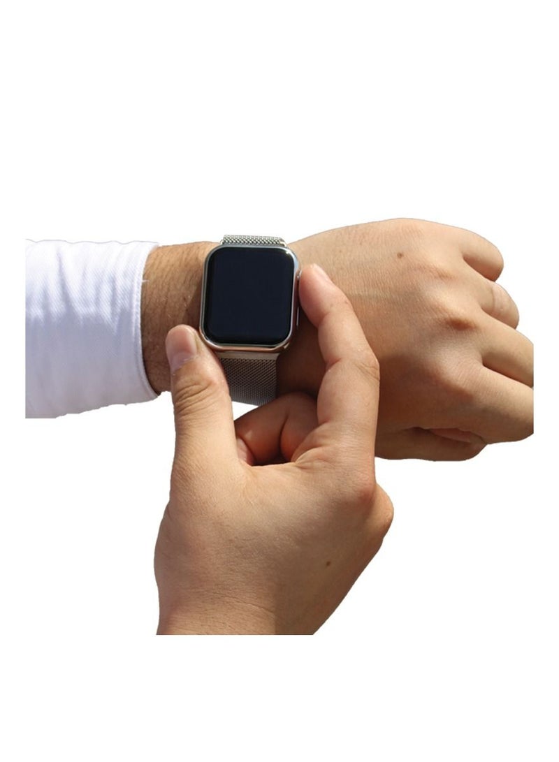 Max & Max Smart Watch for Men Women Metal Collection for Android and Apple iPhone 1.99-inch Display Wireless Charging  - Image 5