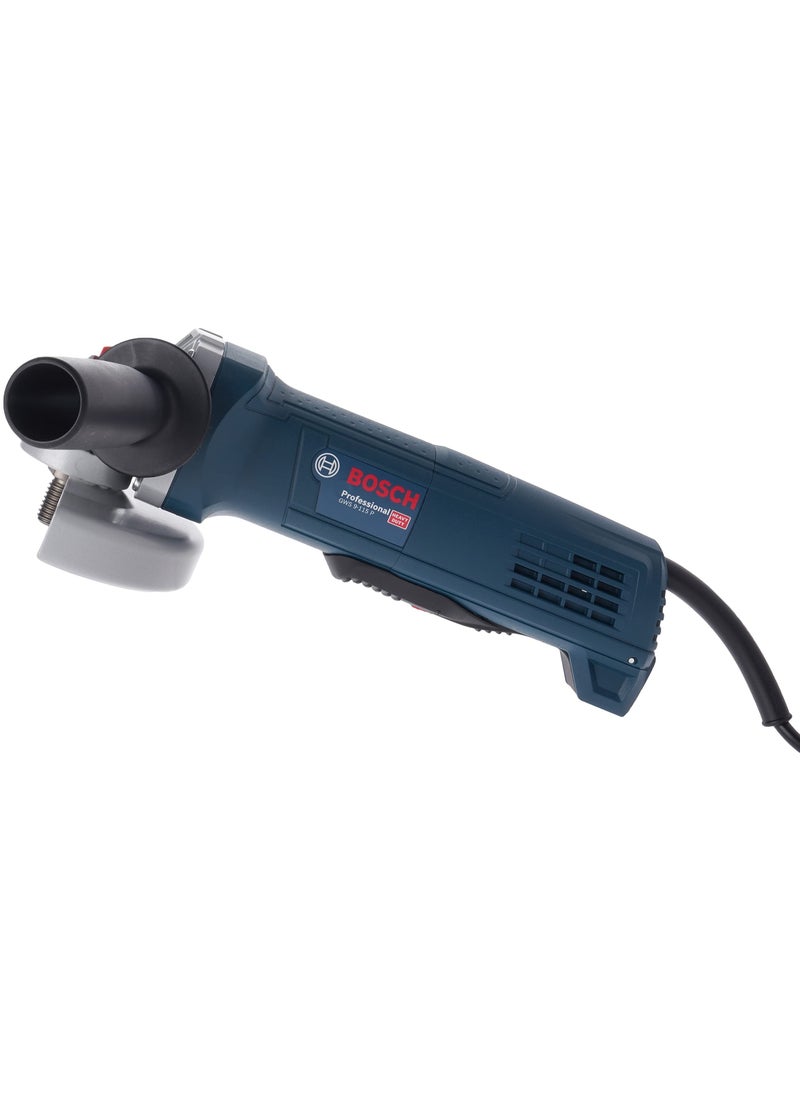 BOSCH - Gws 9 115 P Angle Grinder 900 Watt 11000 Rpm 115Mm Disc Diameter Protetion Switch Paddle Switch Sag Delivers An Incredible Grip On Safety And Power - Image 1