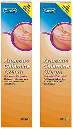 Care Aqueous Calamine Cream Sunburn Relief Soothing Itch Relief Cream Itchy skin relief for adults Children TLC For Dry Skin And Other Minor Skin Conditions 100g 1 Pack - Image 1