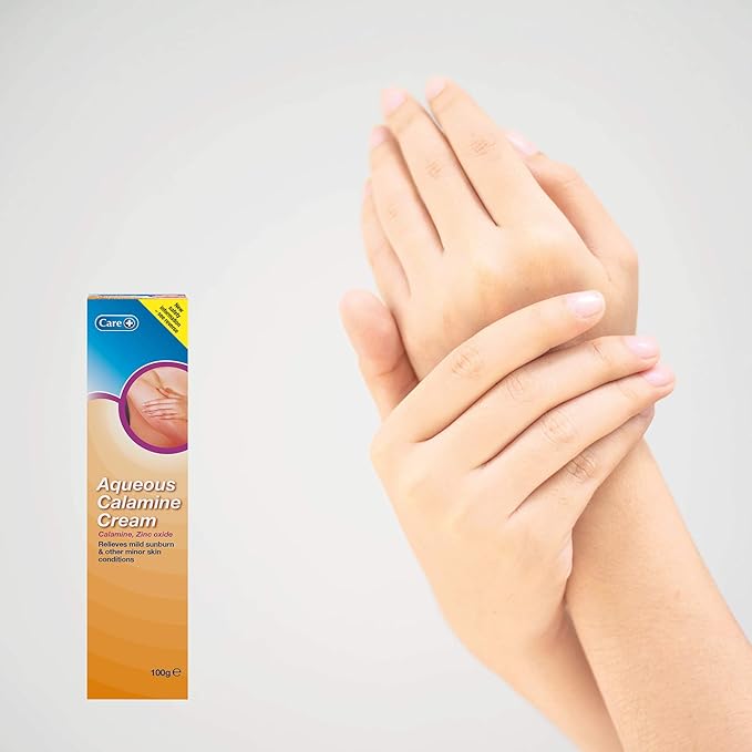 Care Aqueous Calamine Cream Sunburn Relief Soothing Itch Relief Cream Itchy skin relief for adults Children TLC For Dry Skin And Other Minor Skin Conditions 100g 1 Pack - Image 4