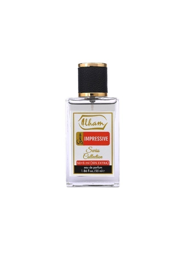 عطور إلهام  سويس إمبريسو (50مل+5مل) 10٪ إضافي – 55 مل إدو برفيوم للجنسين - Image 3