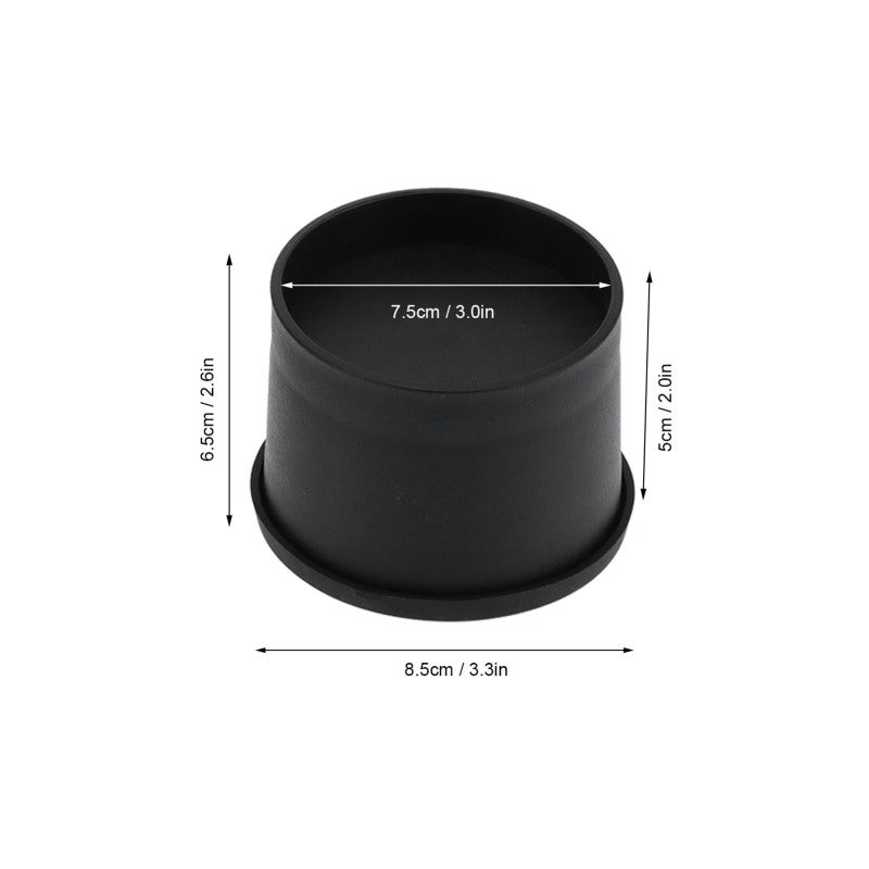 Furniture Riser: 7.5cm Diameter Fit - Non-slip Rubber Pads Protect Floors Furniture Height Adjuster for Under-furniture Storage Cleaning Access - Image 4