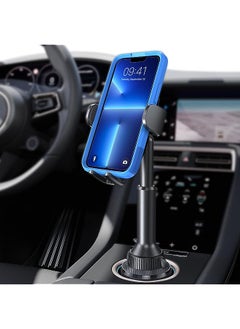 Lisen Cup Holder Phone Mount Holder No Shaking Cup Phone Holder for Car Rock Solid Car Phone Holder Mount for Cars, Trucks, SUVs etc, Compatible with iPhone 14 13 Plus Pro Max Samsung All 4-7'' Phones  - Image 1