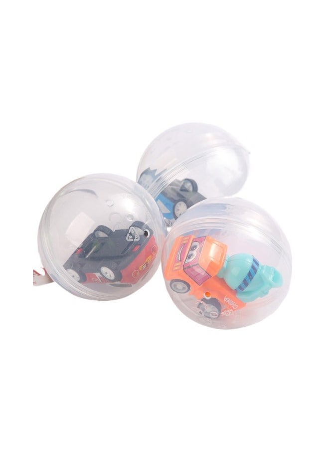 5 Yuan Mixed 65mm Amusement Game Machine Torubeans للأطفال آلة ألعاب ألعاب تطوير الذكاء ألعاب بلاستيكية - اللون: معكرون شفاف - المواصفات: 65 مم  - Image 5
