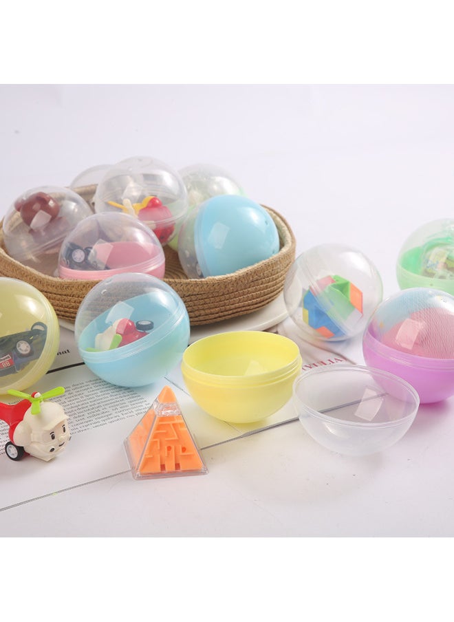 5 Yuan Mixed 65mm Amusement Game Machine Torubeans للأطفال آلة ألعاب ألعاب تطوير الذكاء ألعاب بلاستيكية - اللون: معكرون شفاف - المواصفات: 65 مم  - Image 2