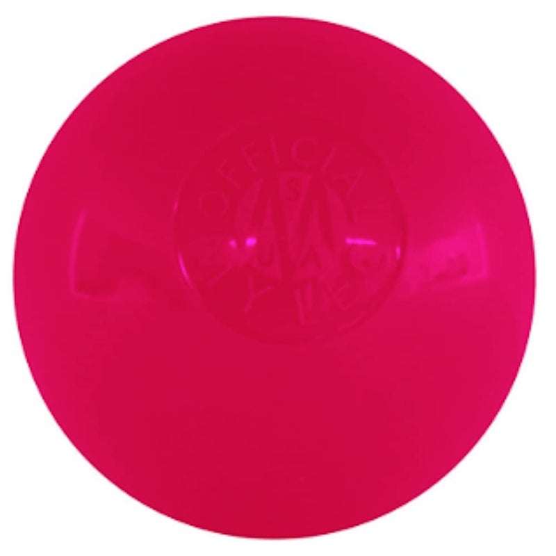 مايليك كرات Mylec G-Force Street Hockey Balls أقل ارتدادًا، كرات هوكي الشوارع السائلة المملوءة بشكل مثالي لمدة 30-60 درجة فهرنهايت، كرة هوكي دوارة متينة للعب في الأماكن المغلقة/الخارجية (عبوة وردية من 3) - Image 2