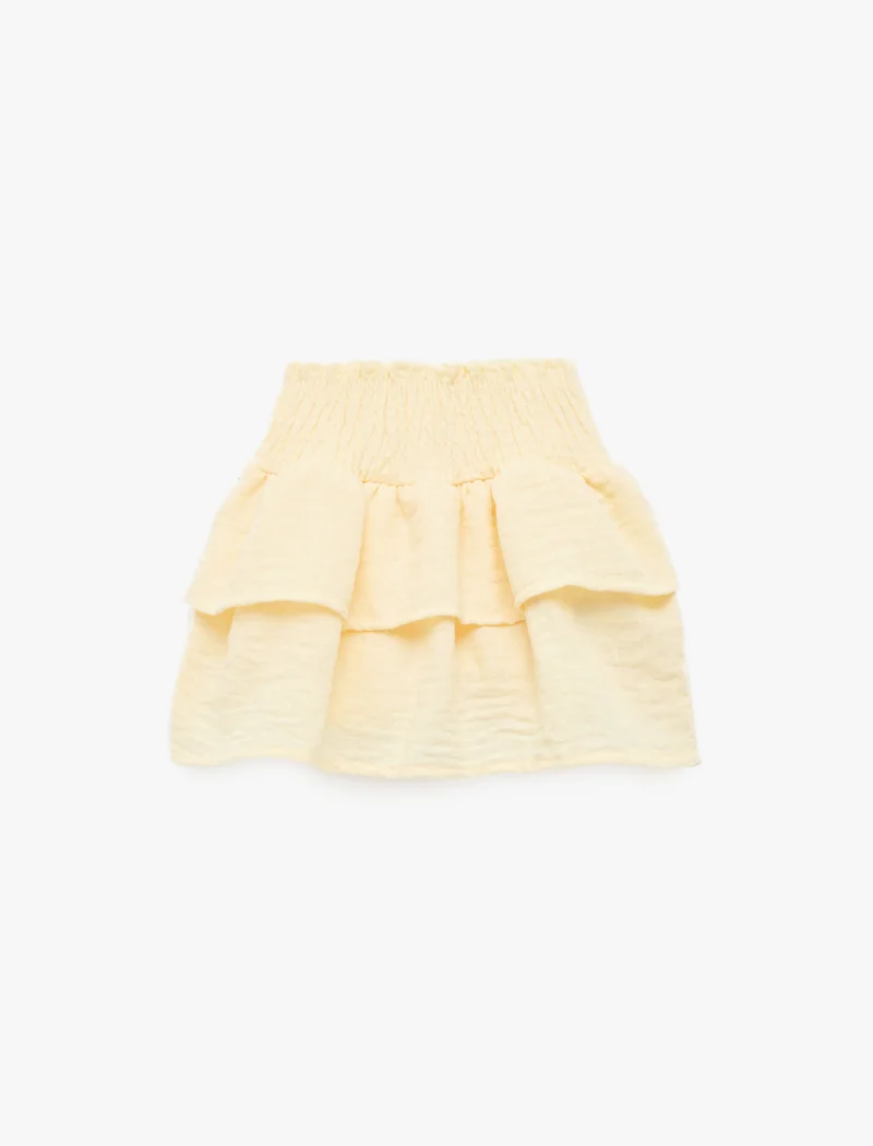 كوتون Ruffled Skirt