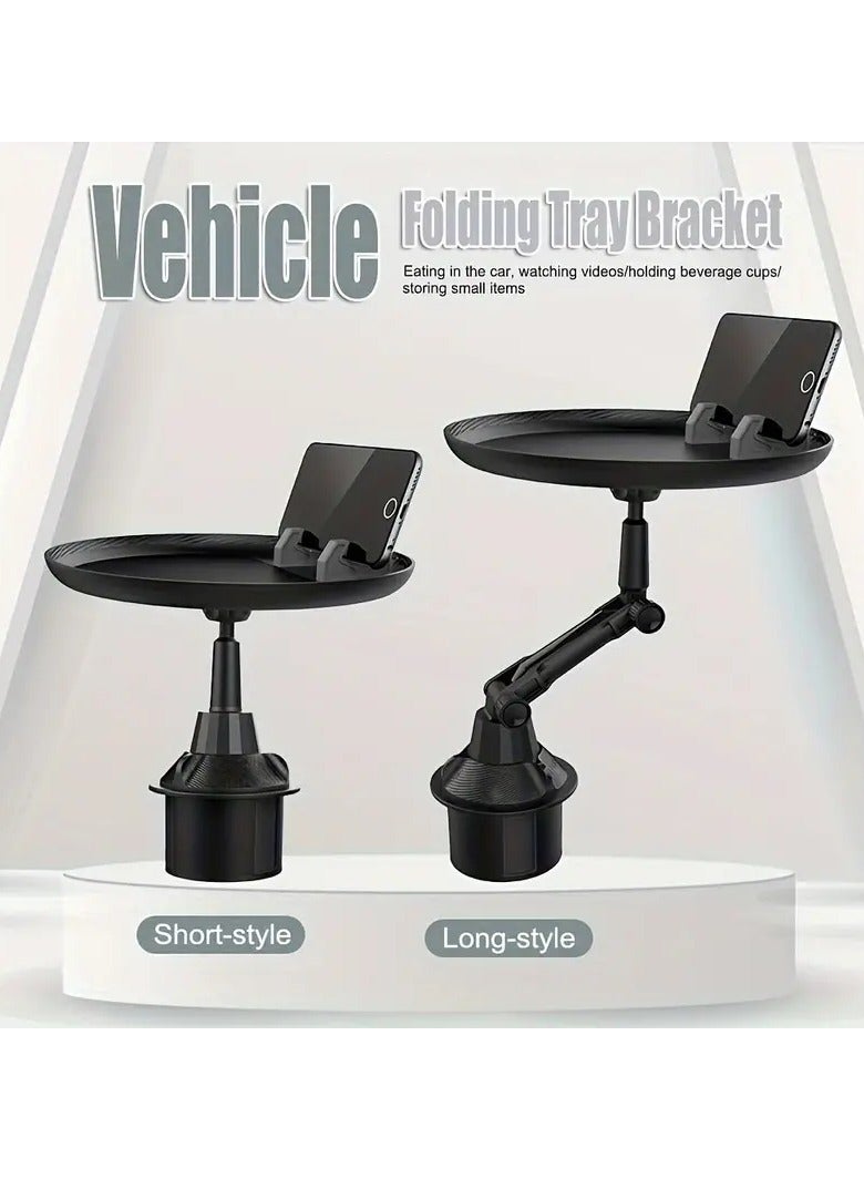 Generic QY51 Car Cup Holder Tray 360 Degree Adjustable with One Hand. Non-slip Silicone and Secure Hold. - Image 5