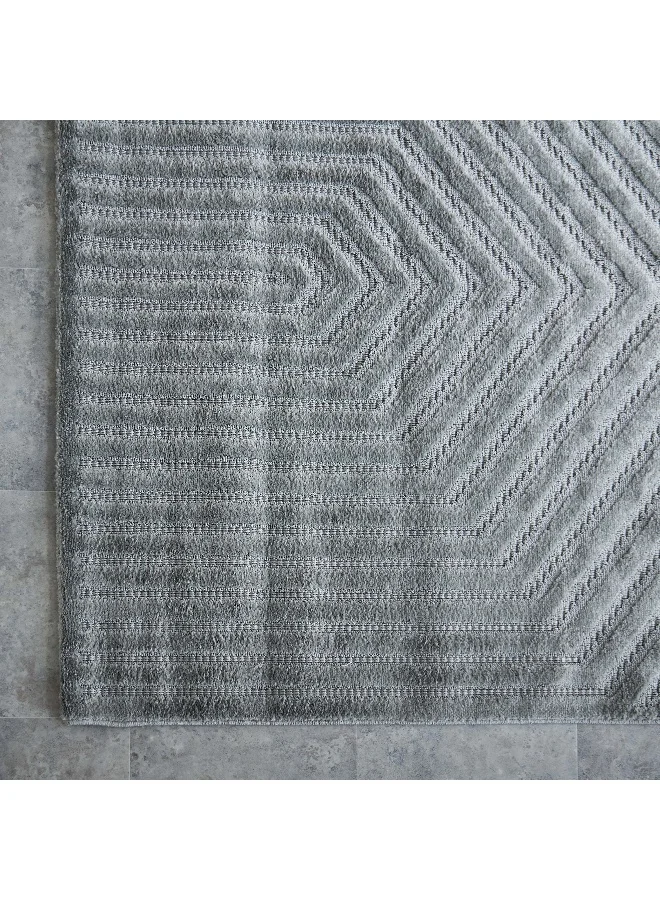 Home Box Ciara Ashen Anti Skid Polypropylene Rug- 160x230 cm