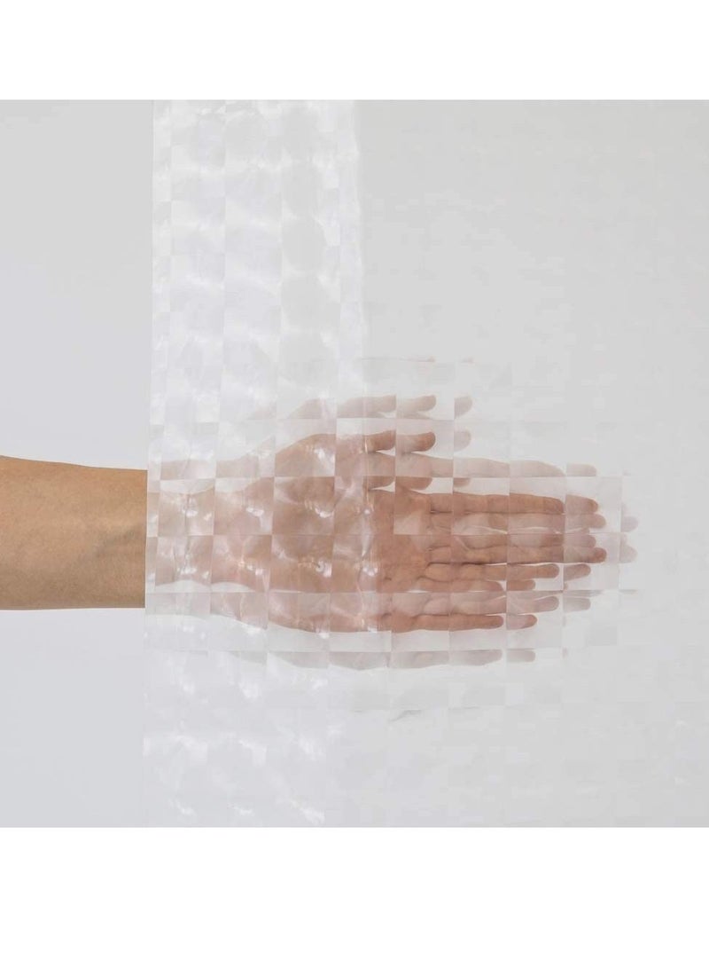 Rubik ستارة دش 3D إيفا، مقاومة للماء، شفافة بيضاء، مقاومة للبقع والعفن، 180x180 سم - Image 3