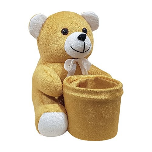 Ultra 8 Inch Honey Bunny Teddy Pen Stand Holder Premium Plush Toy for Kids & Adults in Brown|Perfect for Snuggling and Playtime|Animal Toy|Birthday|Anniversary|Christmas|Diwali|Home Decor - Image 4