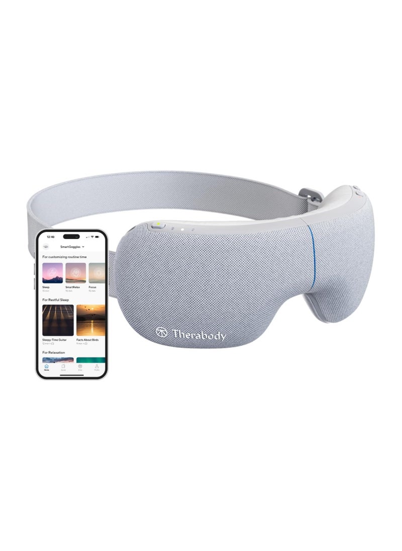 Therabody Therabody SmartGoggles - Bluetooth Heated Massage Goggles with Modes for Migraine Relief and Improved Sleep Using SmartSense  - Image 1