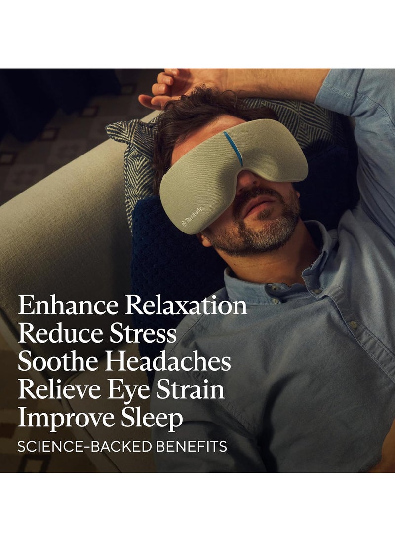 Therabody Therabody SmartGoggles - Bluetooth Heated Massage Goggles with Modes for Migraine Relief and Improved Sleep Using SmartSense  - Image 4