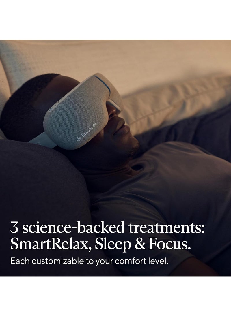 Therabody Therabody SmartGoggles - Bluetooth Heated Massage Goggles with Modes for Migraine Relief and Improved Sleep Using SmartSense  - Image 5