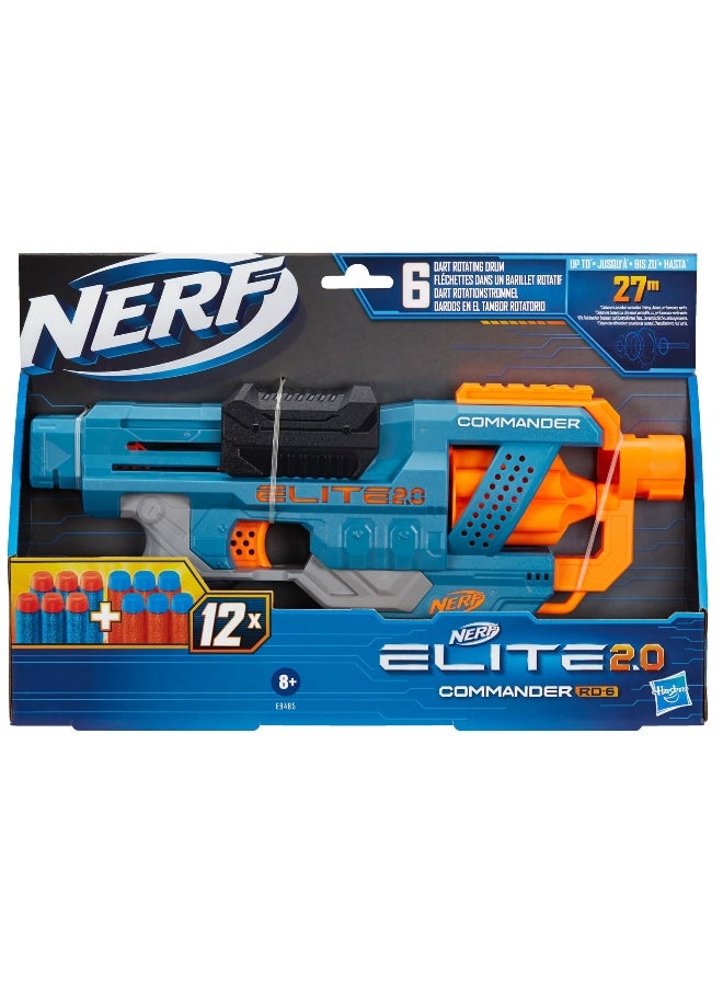NERF Elite 2.0 Commander Rd-6 Blaster - Image 1