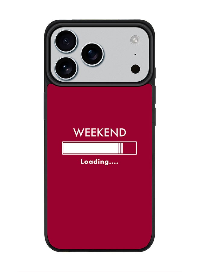 Stylizedd iPhone 17 Pro Max Case, [Compatible with MagSafe] Slim Magnetic cover Phone Case iPhone 17 Pro Max -Weekend loading - Image 1